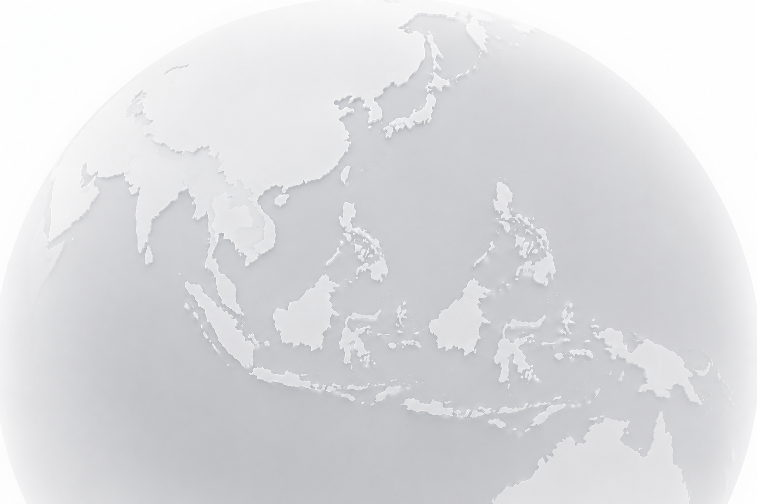 Globe focused on Southeast Asia